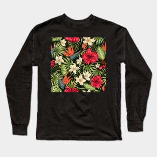 Best Flower Pattern Long Sleeve T-Shirt